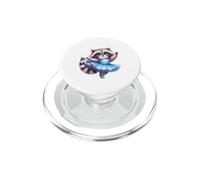 Linda Bailarina de Mapache Bailando Amante de los Animales PopSockets PopGrip para MagSafe