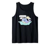 Linda Ballena Hello There Funny Sea Animal Ocean Fan Lover Camiseta sin Mangas