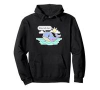 Linda Ballena Hello There Funny Sea Animal Ocean Fan Lover Sudadera con Capucha