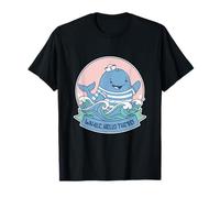 Linda Ballena Hello There Sea Animal Fan Ocean Divertido Juego de Palabras Camiseta