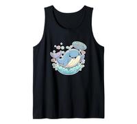 Linda Ballena Hello There Sea Creature Ocean Funny Animal Fan Camiseta sin Mangas