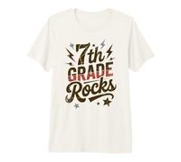 Linda Banda de Recuerdo para profesoras y niñas de séptimo Grado Camiseta Premium