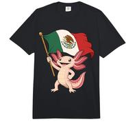 Linda Bandera Mexicana de axolote Mexicano del Cinco de Mayo Fiesta Pride Comfort Colors Adult Heavyweight T-Shirt