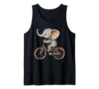 Linda Bicicleta de Elefante para niños y niñas, Bicicleta de Animales Camiseta sin Mangas