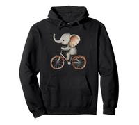 Linda Bicicleta de Elefante para niños y niñas, Bicicleta de Animales Sudadera con Capucha
