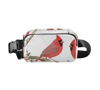 Linda bolsa cruzada con diseño de pájaros del norte para mujeres y hombres, resistente al agua, accesorio de viaje con correa ajustable para viajes, gimnasio, trabajo, Lindos pájaros del norte, 1 size