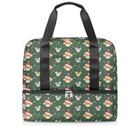 Linda bolsa de lona deportiva con diseño de ratones de Navidad para mujeres, hombres, niños y niñas, 21 litros, para fin de semana, para viajes, gimnasio, yoga, color, Big, Organizador de bolsas
