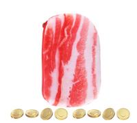 Linda bolsa para monedas, monedero pequeño para mujer - Bolsa cosmética de felpa divertida de frutas y verduras | Monedero de dinero para mujer, monedero de juguete vegetal, minicartera creativa para