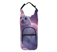 Linda botella de agua blanca de dibujos animados Seal Pup, paquete de cintura portátil para botella de agua aislada, se adapta a botellas de 20 onzas, 24 onzas, 32 onzas, 40 onzas, Lindo cachorro de