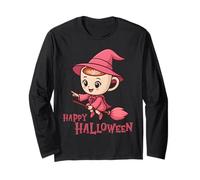 Linda Bruja Bailarina Capuchino Brainrot Italiano Halloween Manga Larga