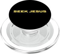 Linda Busca a Jesús, Pero Primero déjame agradecer a Dios, Cristiano PopSockets PopGrip para MagSafe