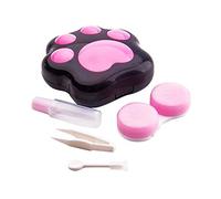 linda Caja de lentes de contacto Caja de contenedor titular Soak Storage Eyecare Kit, B17