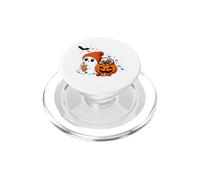 Linda Calabaza Fantasma Dulce Dulce Truco o Trato Halloween PopSockets PopGrip para MagSafe