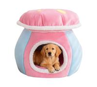 Linda Cama para Gatos: para Perros semicerrado con Forma de Hongo, Cama para Gatos para Mascotas pequeñas, casa para Mascotas Suave y cálida para Cachorros o Animales en Reposo, Comodidad in