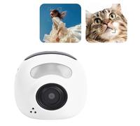 Linda Cámara Digital, 48MP 1080p HD 400mAh 1.47 Pulgadas Cámara de Apuntar y Disparar con Ráfaga y Varios Filtros Micrófono Incorporado Relleno Luz para Regalos Estudiantes (White)