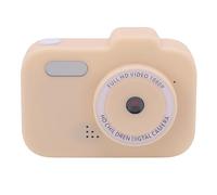 Linda Cámara Digital de Lente Doble Compacta 1080p HD 2 Pulgadas IPS Pantalla 8X Filtros de Marcos de Zoom, para Viajar (Caqui)