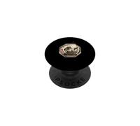 Linda Camisa de Guerrero asiático de Mapache samurái PopSockets PopGrip Adhesivo