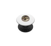 Linda Camisa de Guerrero asiático de Mapache samurái PopSockets PopGrip Adhesivo