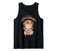 Linda Camisa de Momia de Halloween acogedora Taza Flor Corona sueño Camiseta sin Mangas