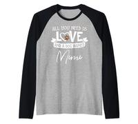 Linda Camisa de Perro Llamado Mimi para Mujeres y Hombres Camiseta Manga Raglan