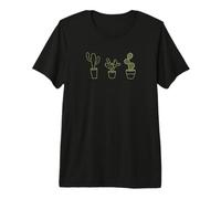 Linda Camiseta con diseño de Plantas de Cactus y suculentas Camiseta Premium