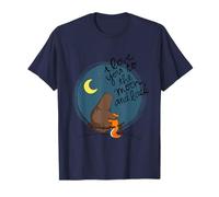 Linda camiseta con texto en inglés "I Love You To The Moon And Back Bear & Ardilla Camiseta