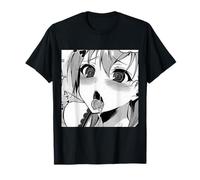 Linda camiseta de Ahegao Anime Girl Otaku Weeb Love Big Eyes Drip Camiseta