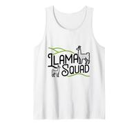 Linda Camiseta de Llama para niñas Escuadrón de Llama Camiseta sin Mangas