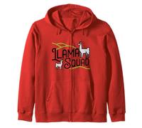 Linda Camiseta de Llama para niñas Escuadrón de Llama Sudadera con Capucha