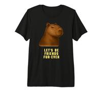 Linda Capibara Seamos Amigos Fur-Ever Camiseta Premium