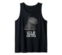 Linda Capibara Seamos Amigos Fur-Ever Camiseta sin Mangas