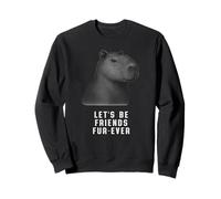 Linda Capibara Seamos Amigos Fur-Ever Sudadera