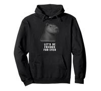 Linda Capibara Seamos Amigos Fur-Ever Sudadera con Capucha