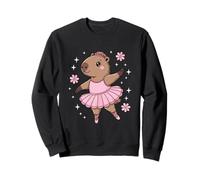 Linda Capybara Ballerina Mujeres Girls Ballet Dance Amante Sudadera