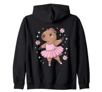 Linda Capybara Ballerina Mujeres Girls Ballet Dance Amante Sudadera con Capucha