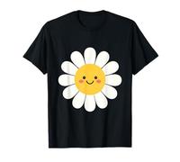 Linda Cara de Flor de Margarita Feliz Camiseta