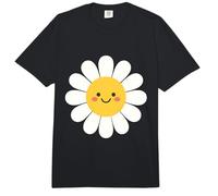 Linda Cara de Flor de Margarita Feliz Comfort Colors Adult Heavyweight T-Shirt