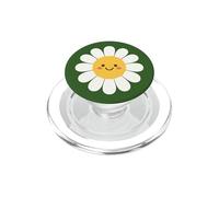 Linda Cara de Flor de Margarita Feliz PopSockets PopGrip para MagSafe
