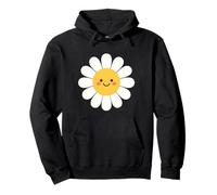Linda Cara de Flor de Margarita Feliz Sudadera con Capucha
