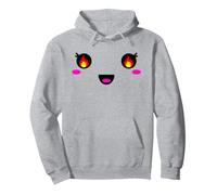 Linda Cara Kawaii Feliz Fuego pasión Ojos Sudadera con Capucha