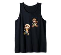 Linda Chica de Remolque con diseño Unisex Divertido para Camiseta Camiseta sin Mangas