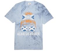 Linda Chica Escocesa Scotland Alba GU BRÀTH Lindo día del Juego Comfort Colors Adult Heavyweight T-Shirt