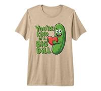 Linda Cita Divertida pepinillo Diciendo Que Eres una Especie de eneldo Grande Camiseta Premium