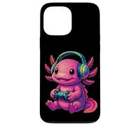 Linda consola Axolotl Divertido Video Game Graphic Player Modo Carcasa para iPhone 13 Pro Max