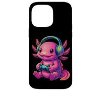 Linda consola Axolotl Divertido Video Game Graphic Player Modo Carcasa para iPhone 14 Pro Max