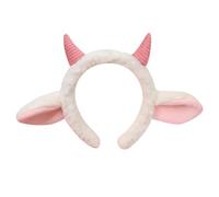 Linda diadema de cordero, diadema de felpa con orejas de oveja para | Diadema de felpa animal para niños y adultos, fiesta de pie, hogar festivo, escenario, escuela, linda diadema de cordero, pl