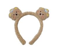 Linda diadema de maquillaje, diadema de oso | Diadema de felpa de oso para el pelo - Divertida diadema de maquillaje para el cuidado de la piel, lindo, suave, accesorio decorativo para el cabello para