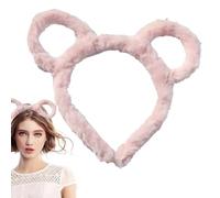 Linda diadema de maquillaje, diademas para mujeres para lavarse la cara,Diadema de maquillaje de felpa | Diadema de felpa para el pelo, diadema para el cuidado de la piel para niños y adultos