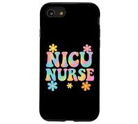 Linda enfermera de lactancia neonatal de la UCIN con teñido anudado Carcasa para iPhone SE (2020) / 7 / 8