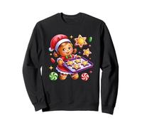 Linda Estrella de Galletas de Navidad mágica Sudadera